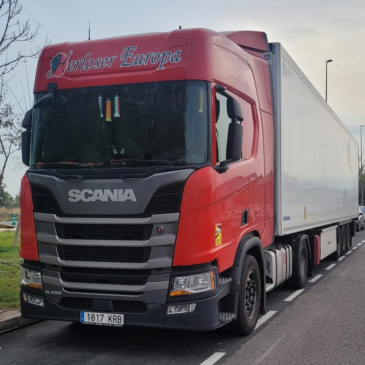 Cabeza tractora Scania de Herloser Europa